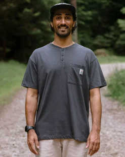 Herren Heritage Relaxed Fit Henley T-Shirt