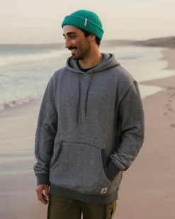 Herren Heritage strukturiertes, entspannt geschnittenes Kapuzen-Sweatshirt