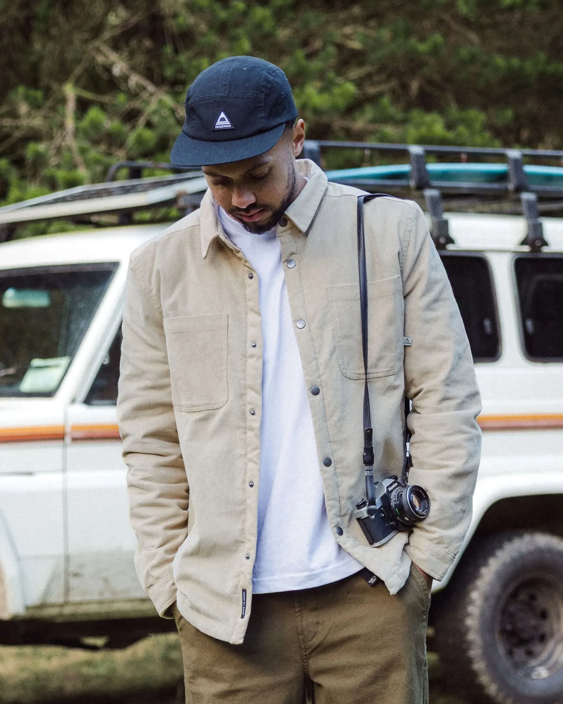 Herren Kodiak 2.0 Sherpa-gefüttertes Cord-Overshirt