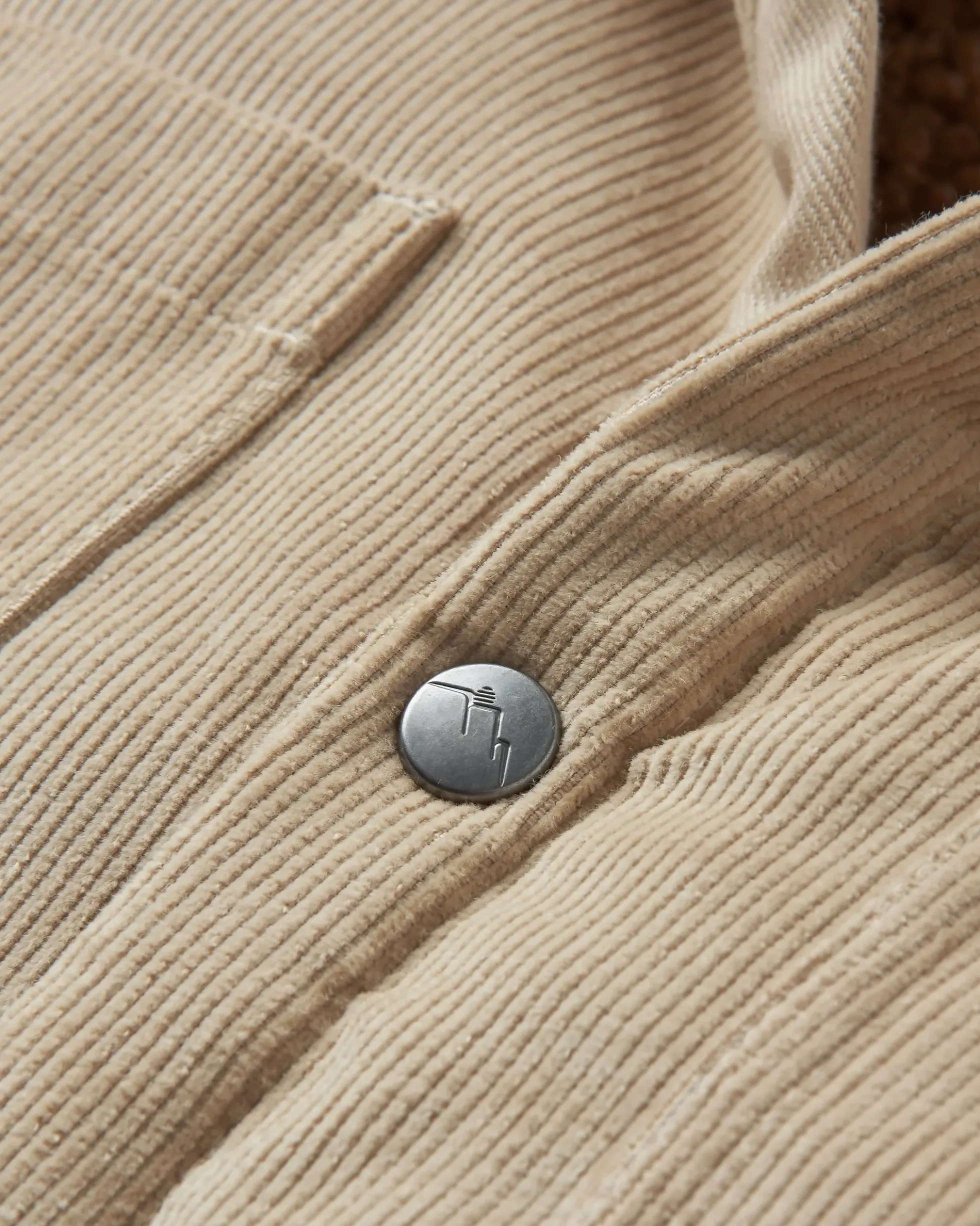 Herren Kodiak 2.0 Sherpa-gefüttertes Cord-Overshirt
