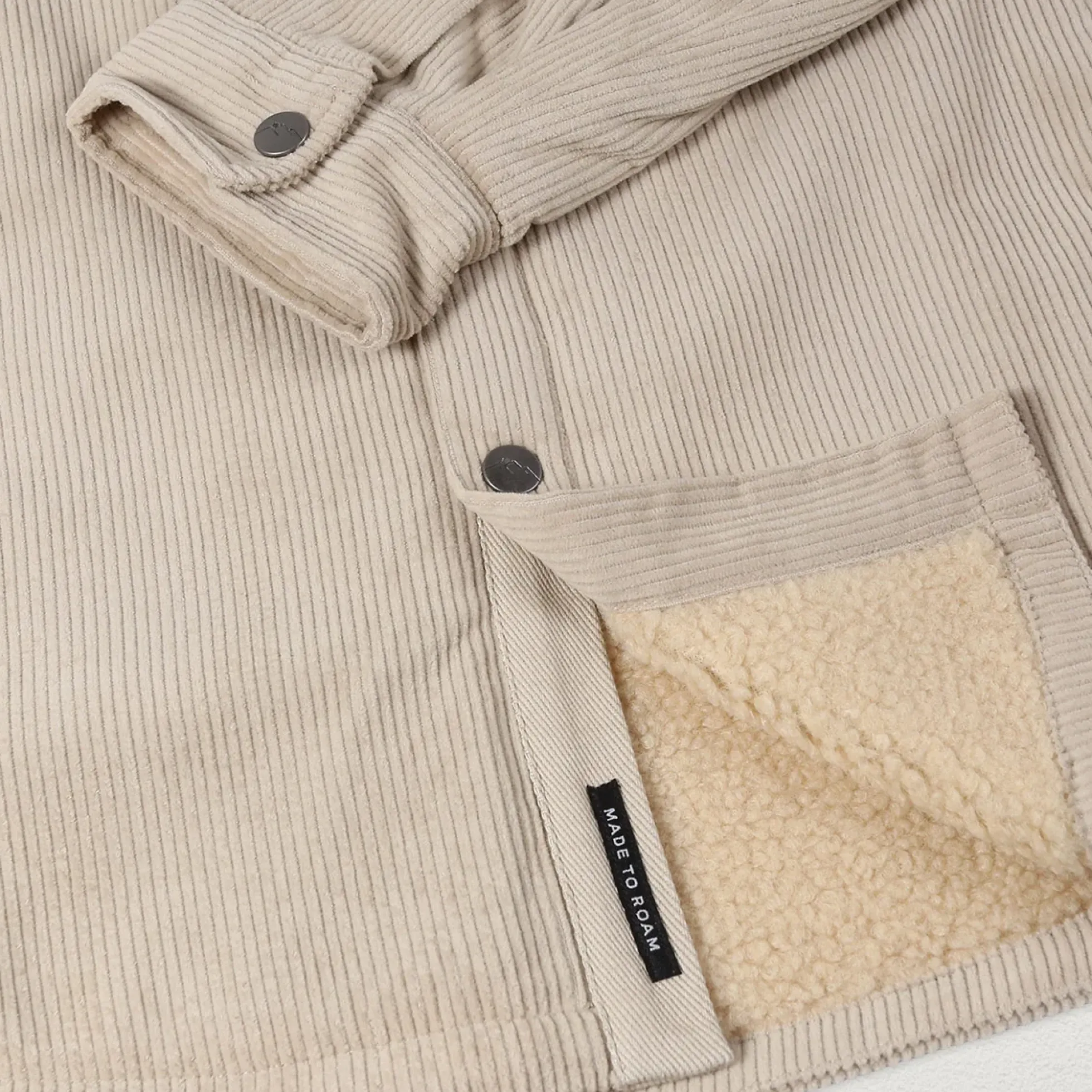 Herren Kodiak Sherpa gefüttertes Cord Overshirt