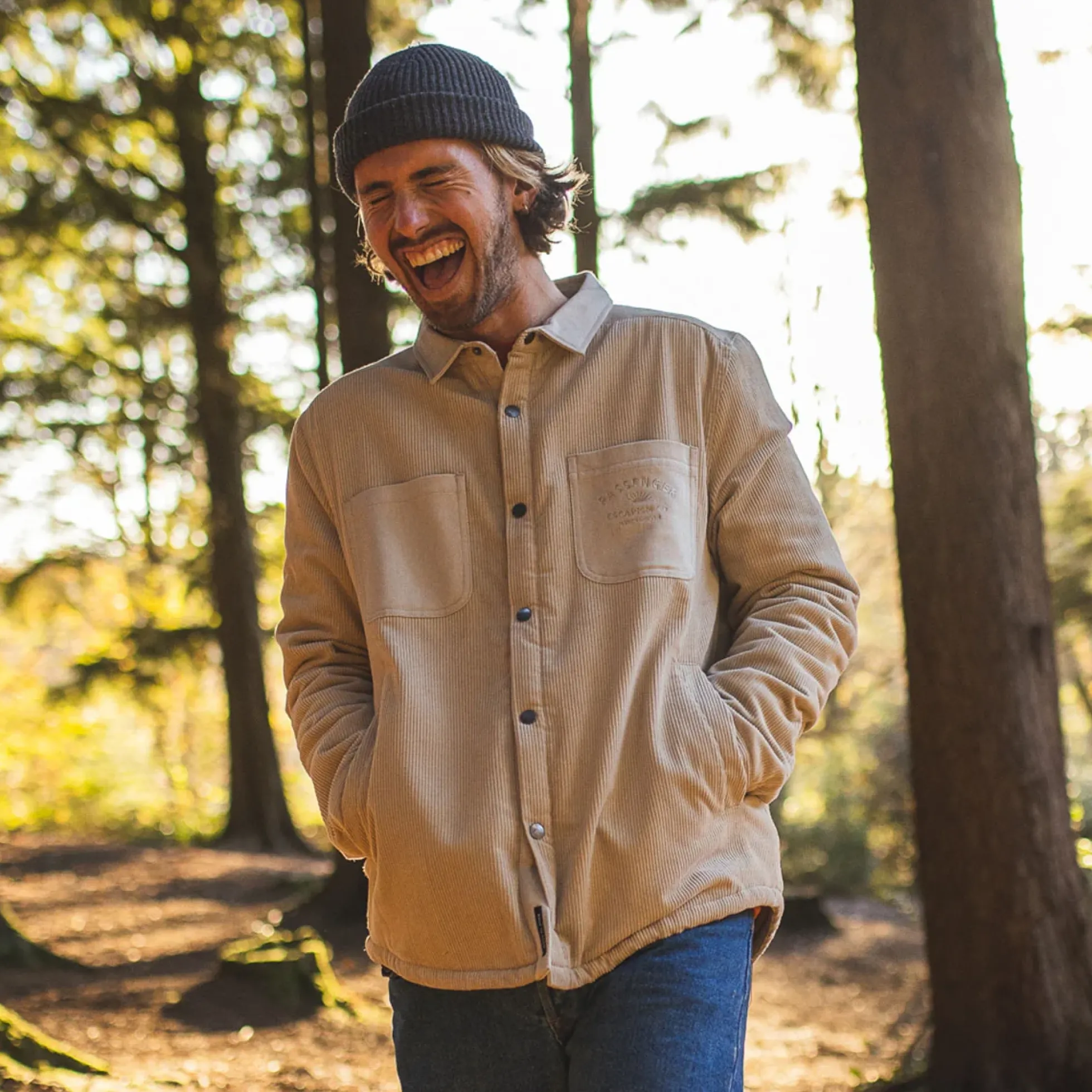 Herren Kodiak Sherpa gefüttertes Cord Overshirt