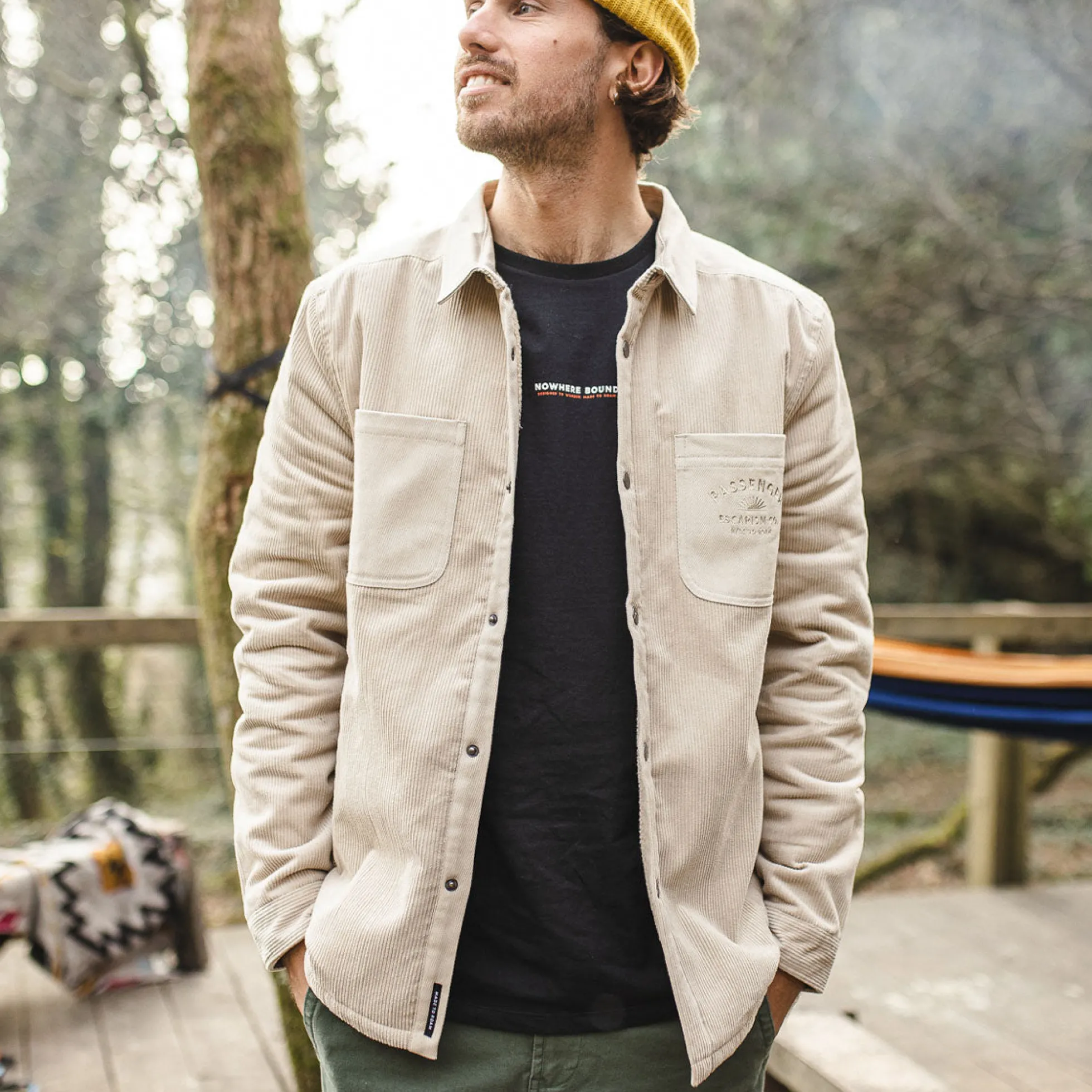Herren Kodiak Sherpa gefüttertes Cord Overshirt