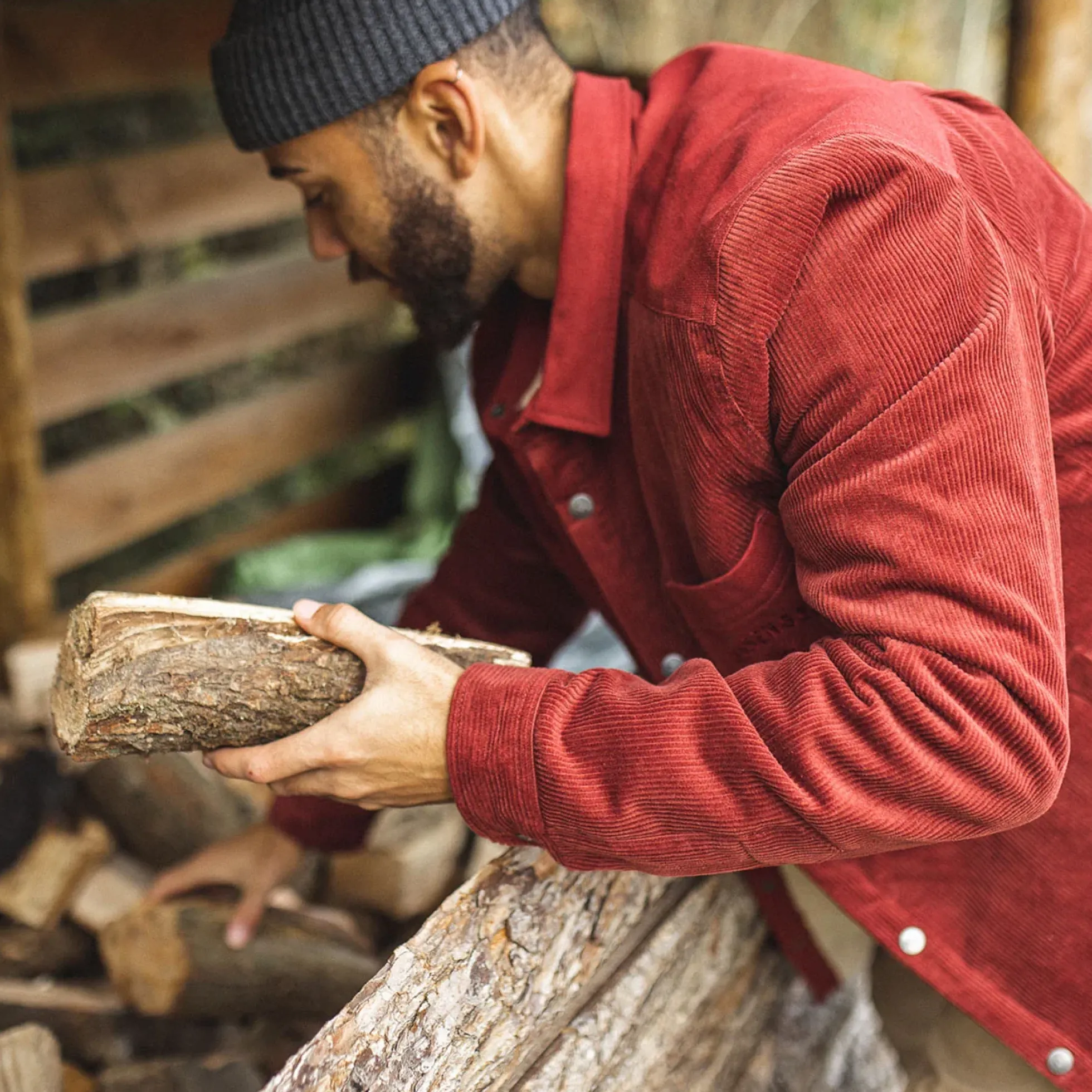 Herren Kodiak Sherpa gefüttertes Cord Overshirt