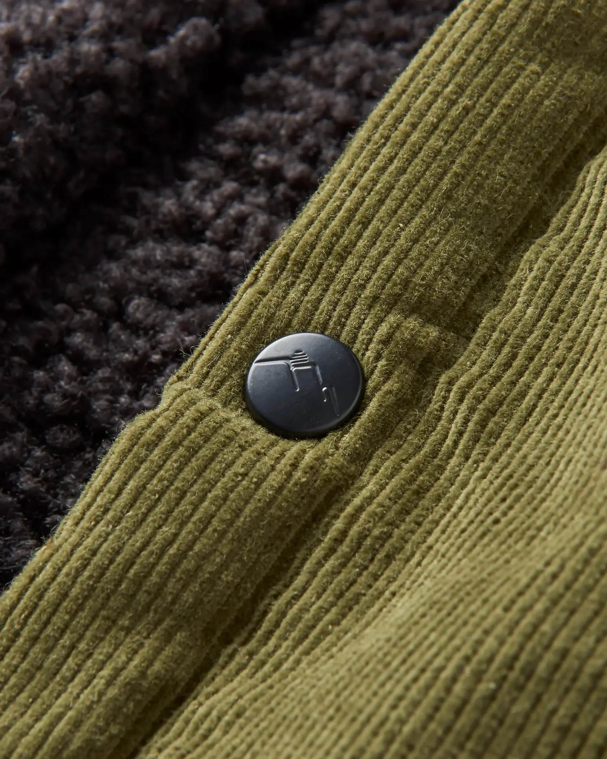 Herren Kodiak 2.0 Sherpa-gefüttertes Cord-Overshirt