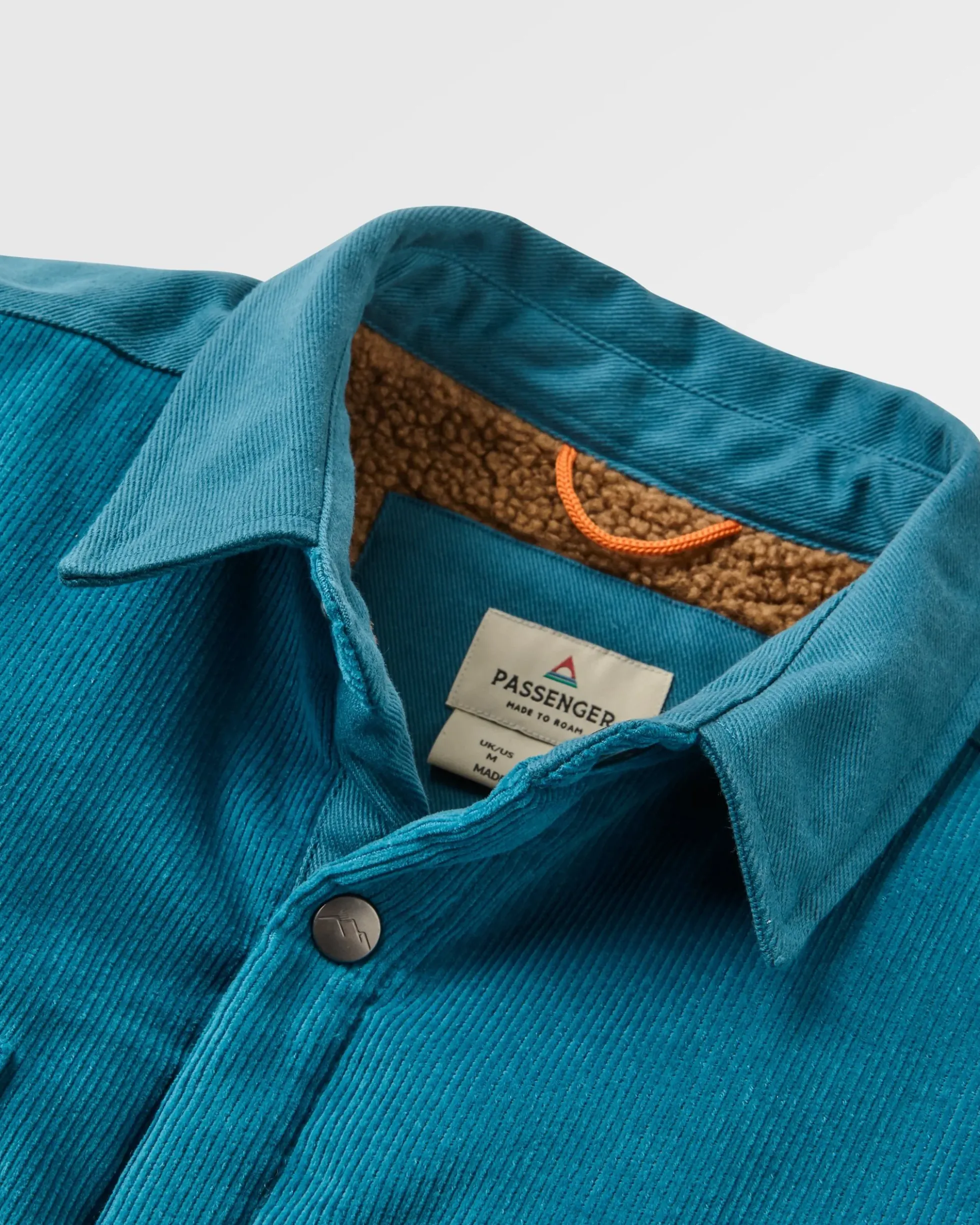 Herren Kodiak Sherpa Lined Cord Overshirt