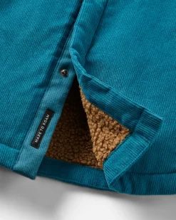 Herren Kodiak Sherpa Lined Cord Overshirt