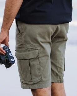 Herren Lakeside Cargo Baumwoll-Shorts