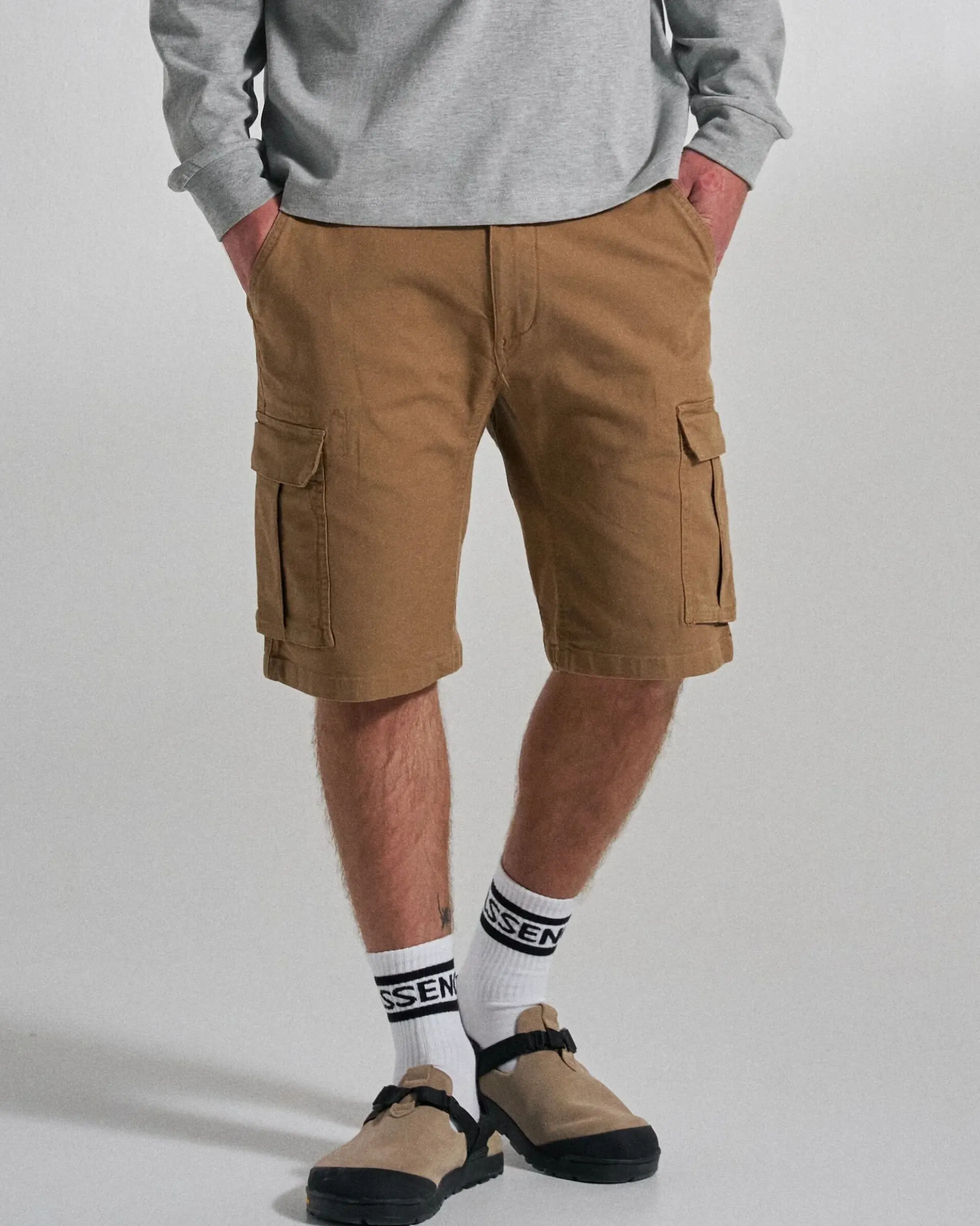 Herren Lakeside Cargo Baumwoll-Shorts