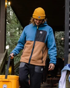Herren Loch Polarfleece mit Kapuze