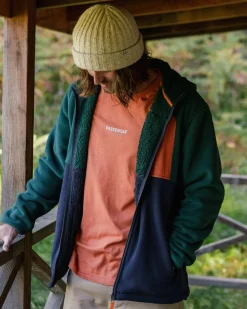Herren Loch Polarfleece mit Kapuze