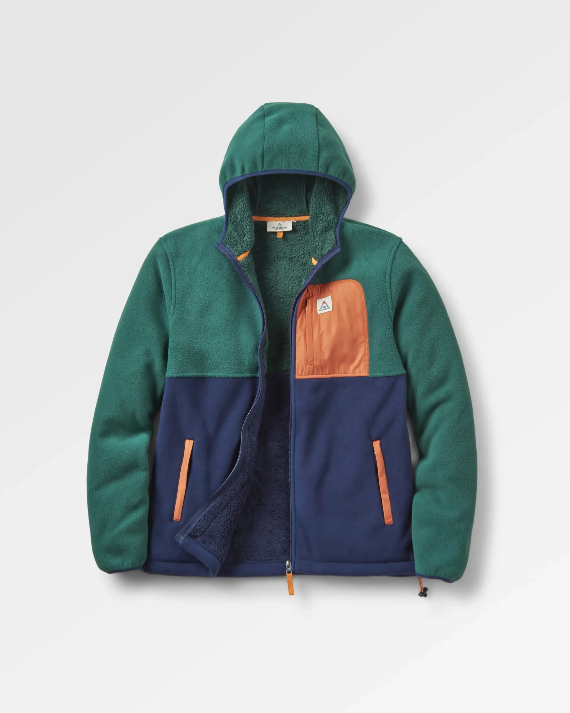 Herren Loch Polarfleece mit Kapuze