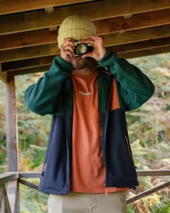 Herren Loch Polarfleece mit Kapuze