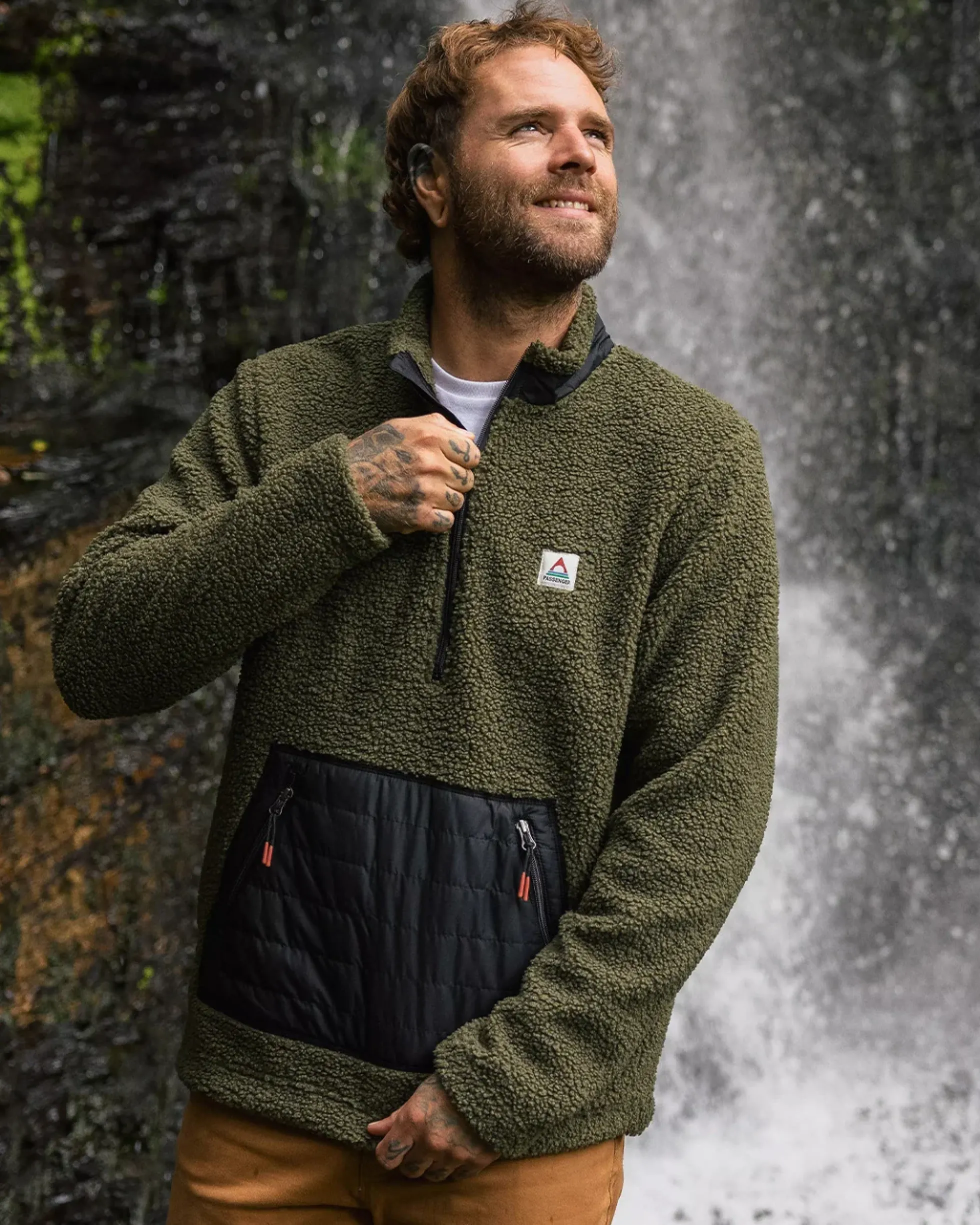 Herren Oceanside Polar-Lined Sherpa Fleece