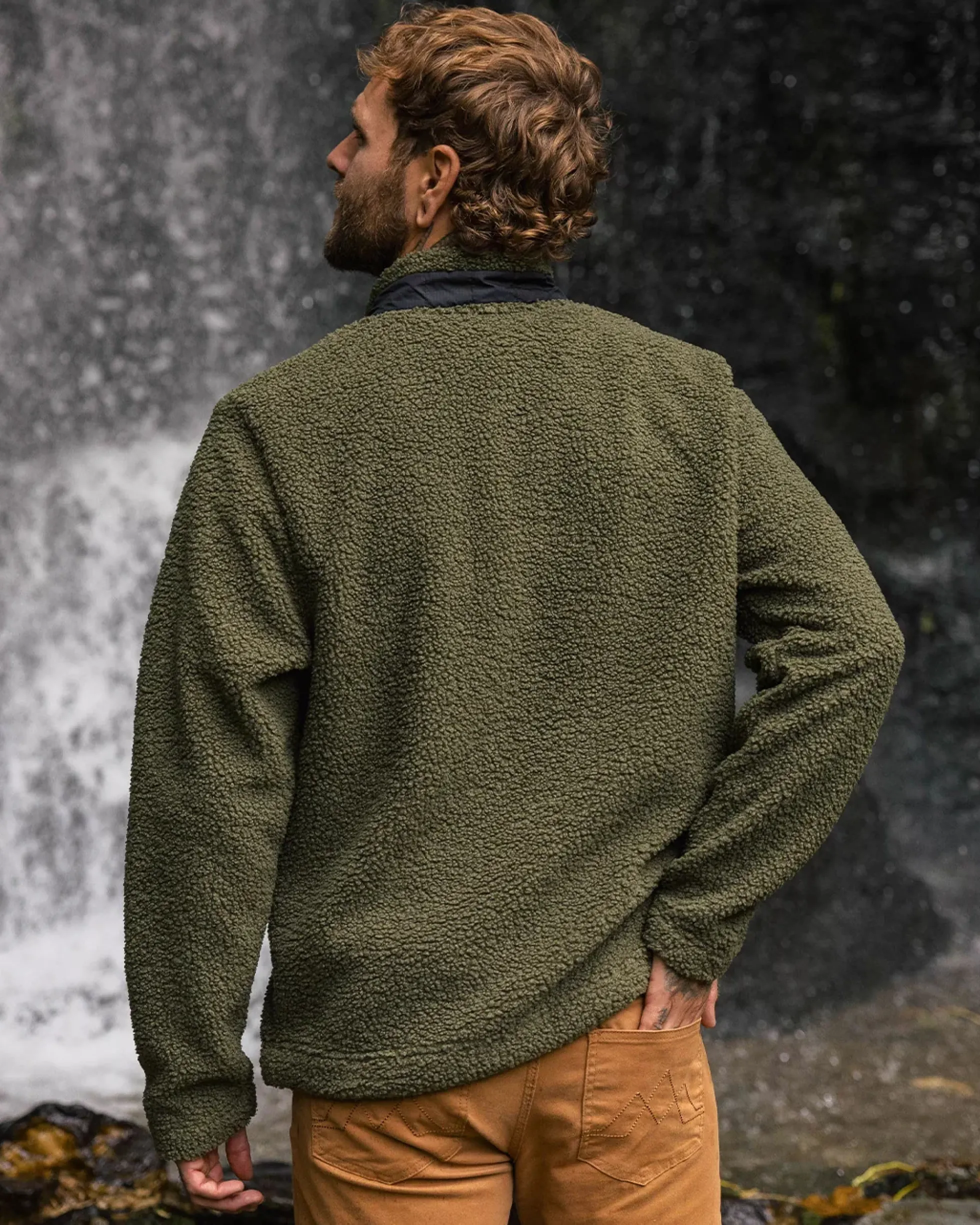 Herren Oceanside Polar-Lined Sherpa Fleece
