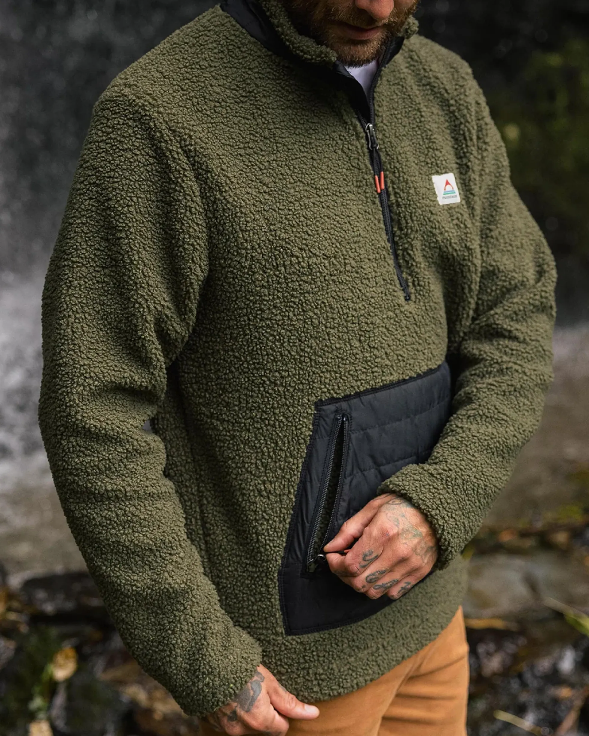 Herren Oceanside Polar-Lined Sherpa Fleece
