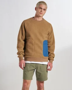 Herren Offgrid Sherpa Crew Fleece