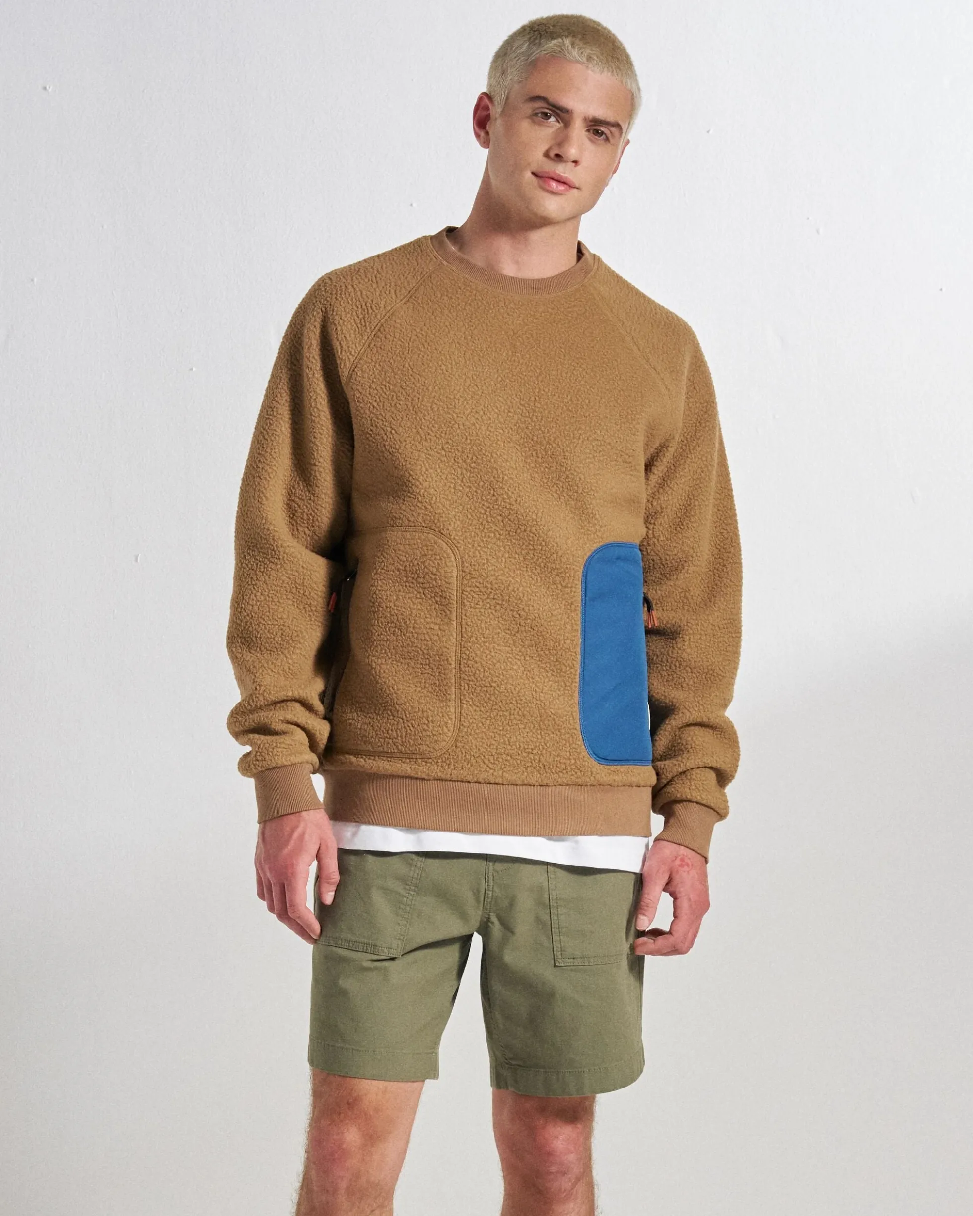 Herren Offgrid Sherpa Crew Fleece
