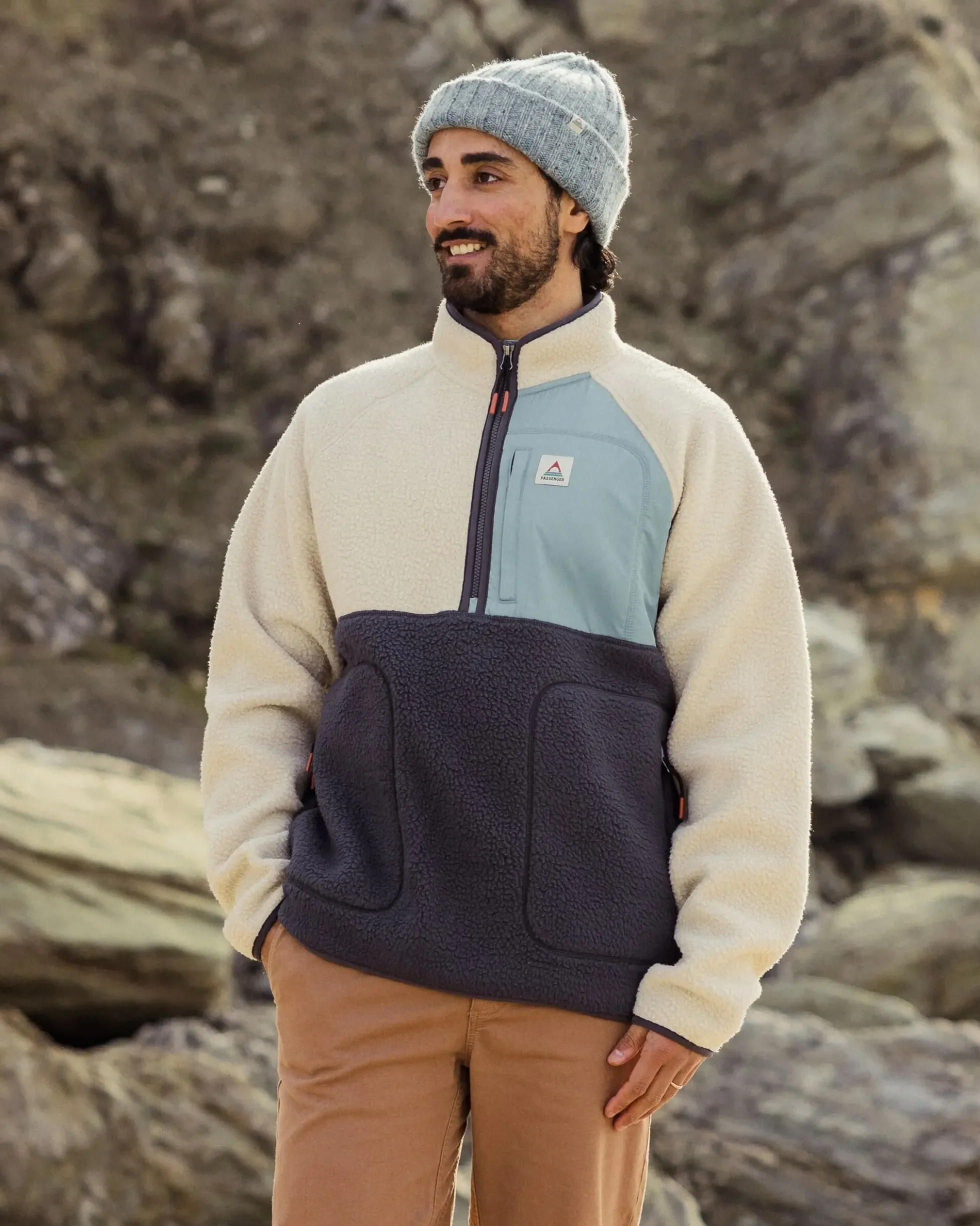 Herren Offgrid 1/2 Zip Sherpa Fleece