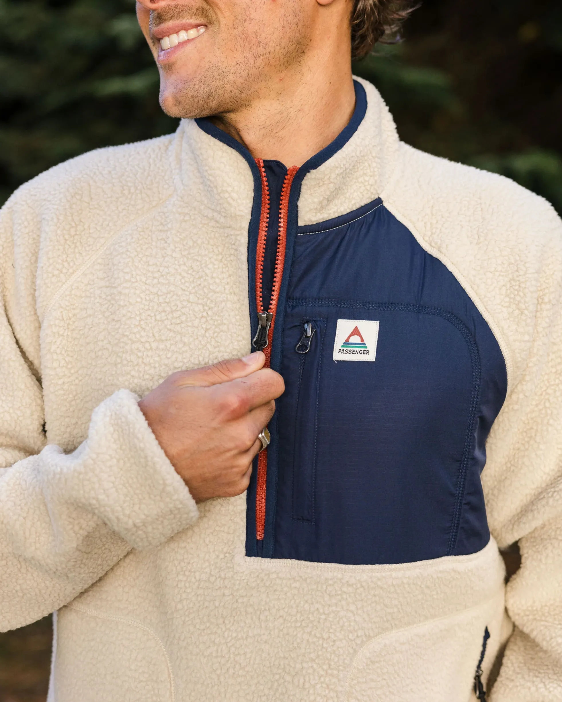 Herren Offgrid 1/2 Zip Sherpa Fleece