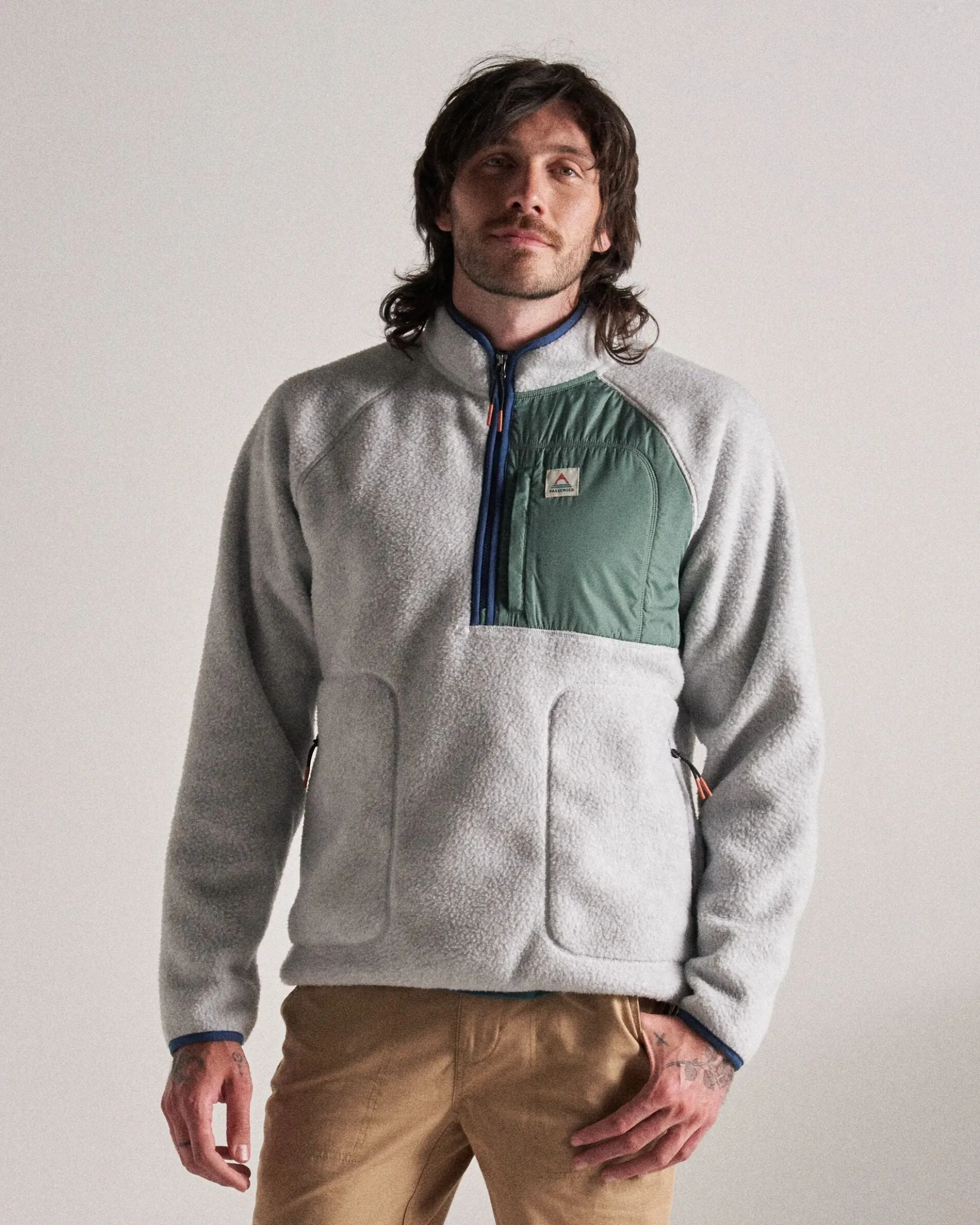 Herren Offgrid 1/2 Zip Sherpa-Fleece