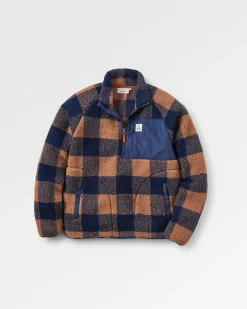 Herren Offroad Sherpa-Fleece mit halbem Reißverschluss