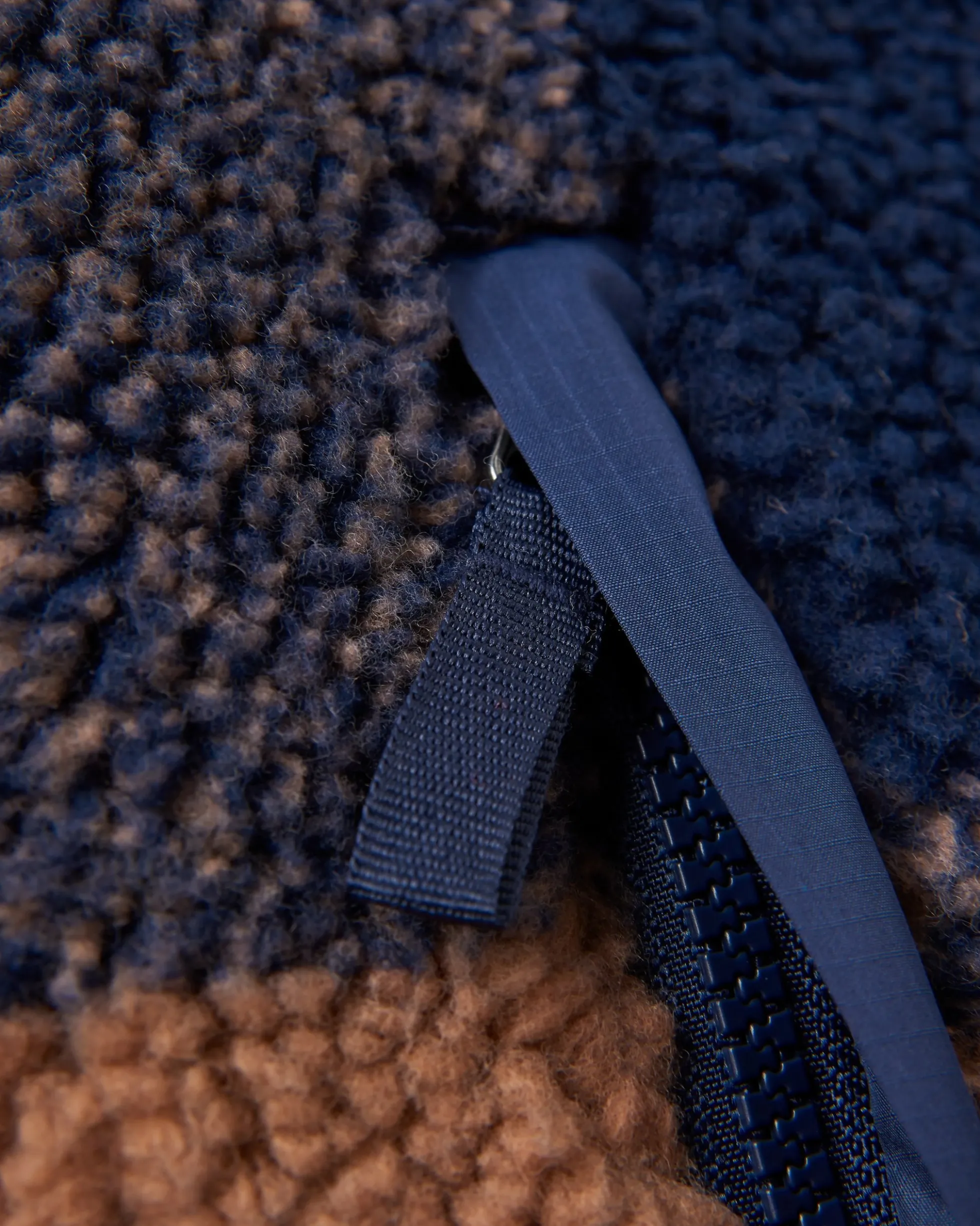 Herren Offroad Sherpa-Fleece mit halbem Reißverschluss