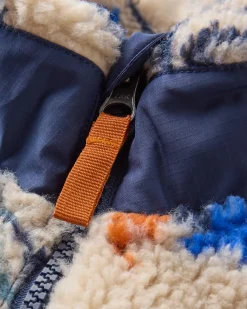 Herren Offroad Sherpa-Fleece mit halbem Reißverschluss