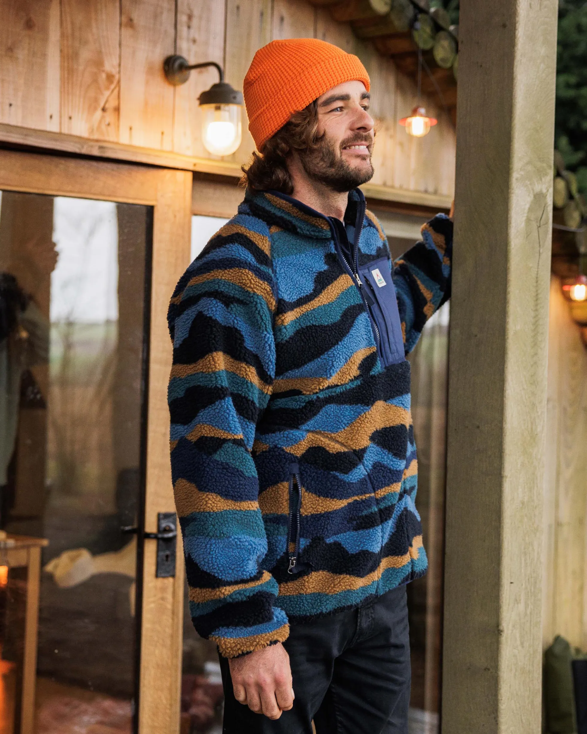 Herren Offroad Sherpa 1/2 Zip Fleece
