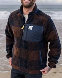 Herren Offroad Sherpa 1/2 Zip Fleece