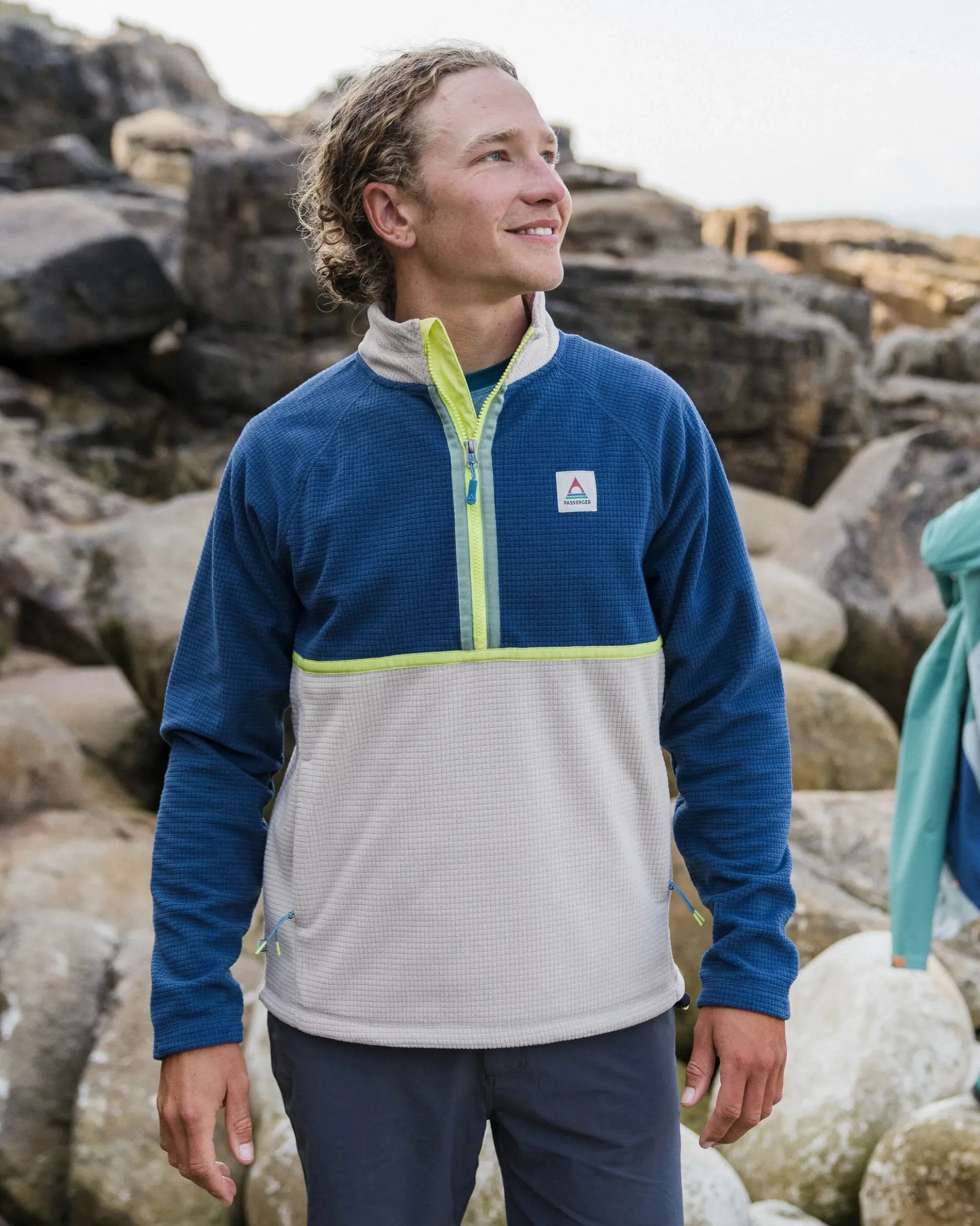 Herren Overlook Polar-Fleece im Gitterdesign