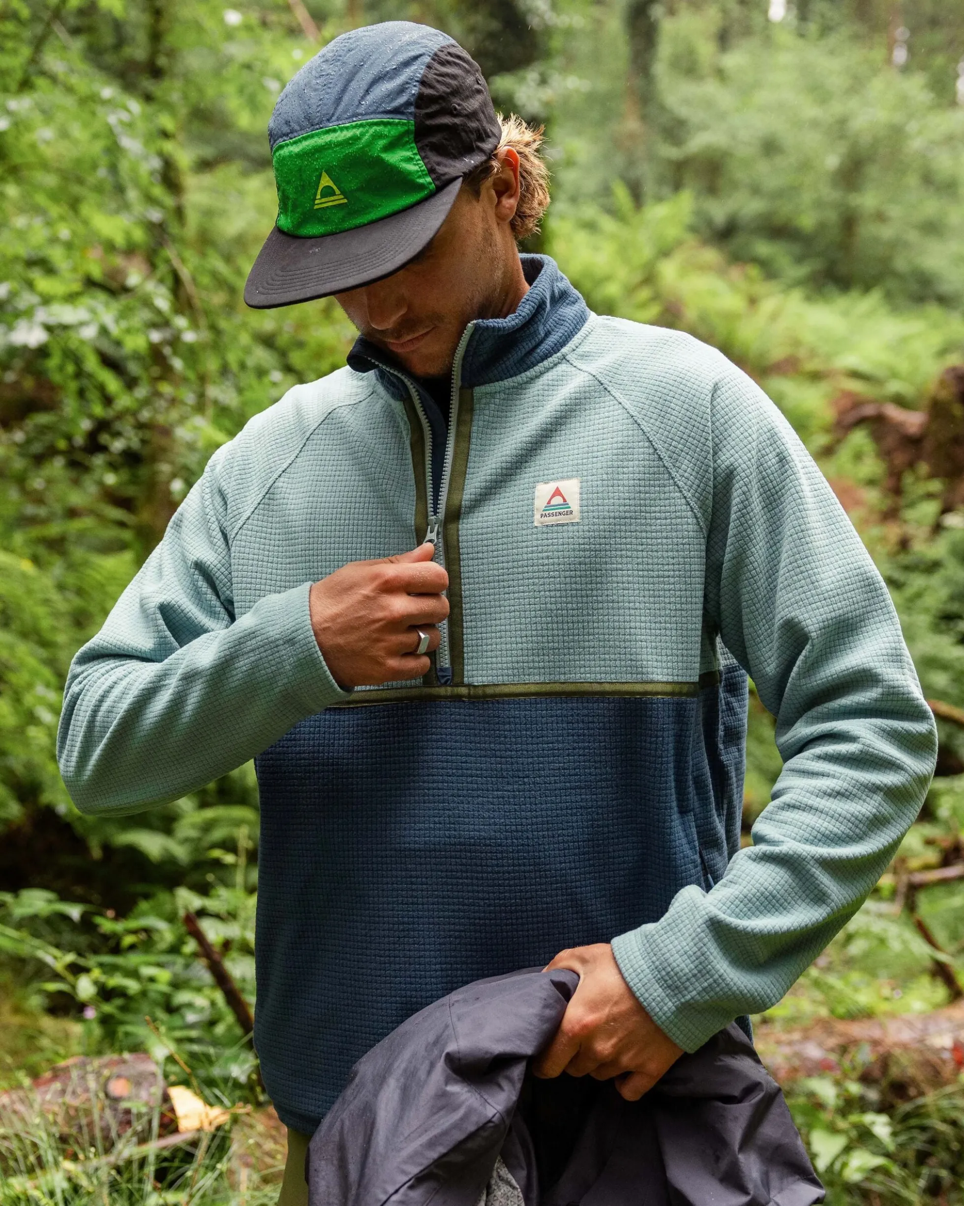 Herren Overlook Polar-Fleece im Gitterdesign