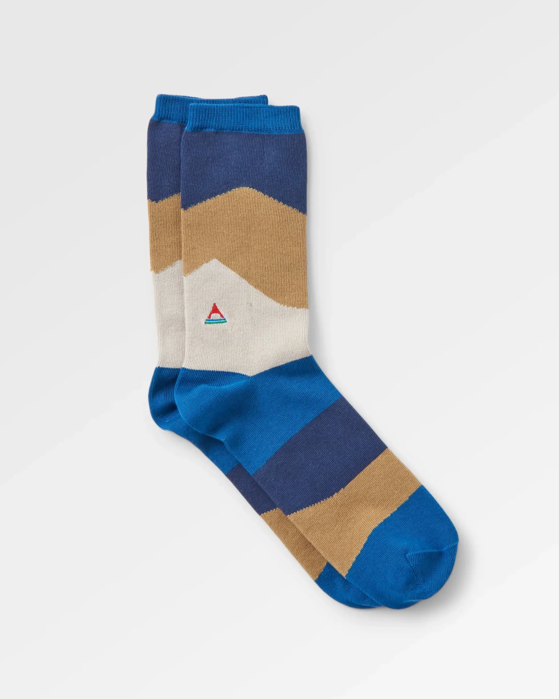 Herren Panorama Bio-Mittelschwere Rundstricksocken