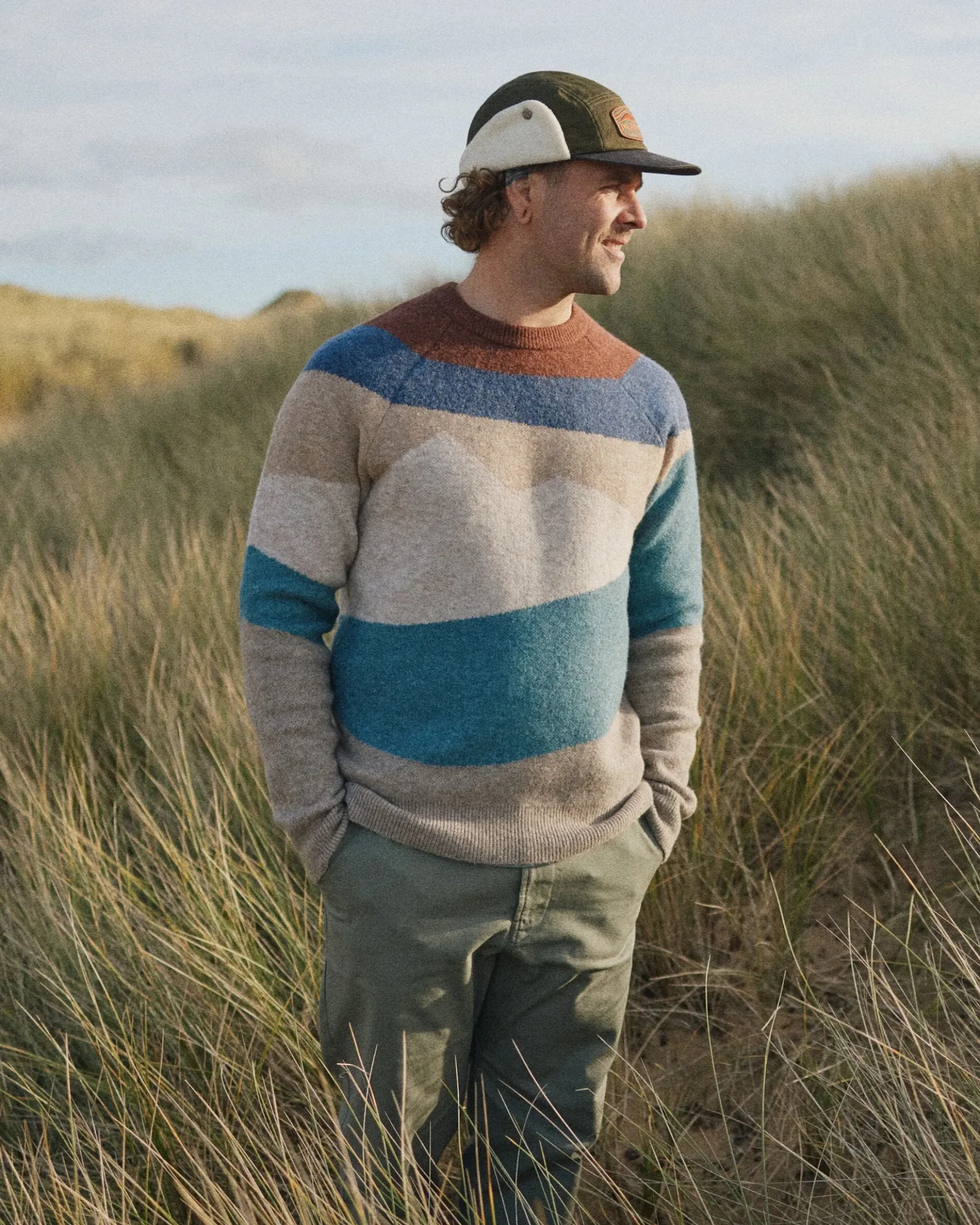 Herren Panorama Strickpullover