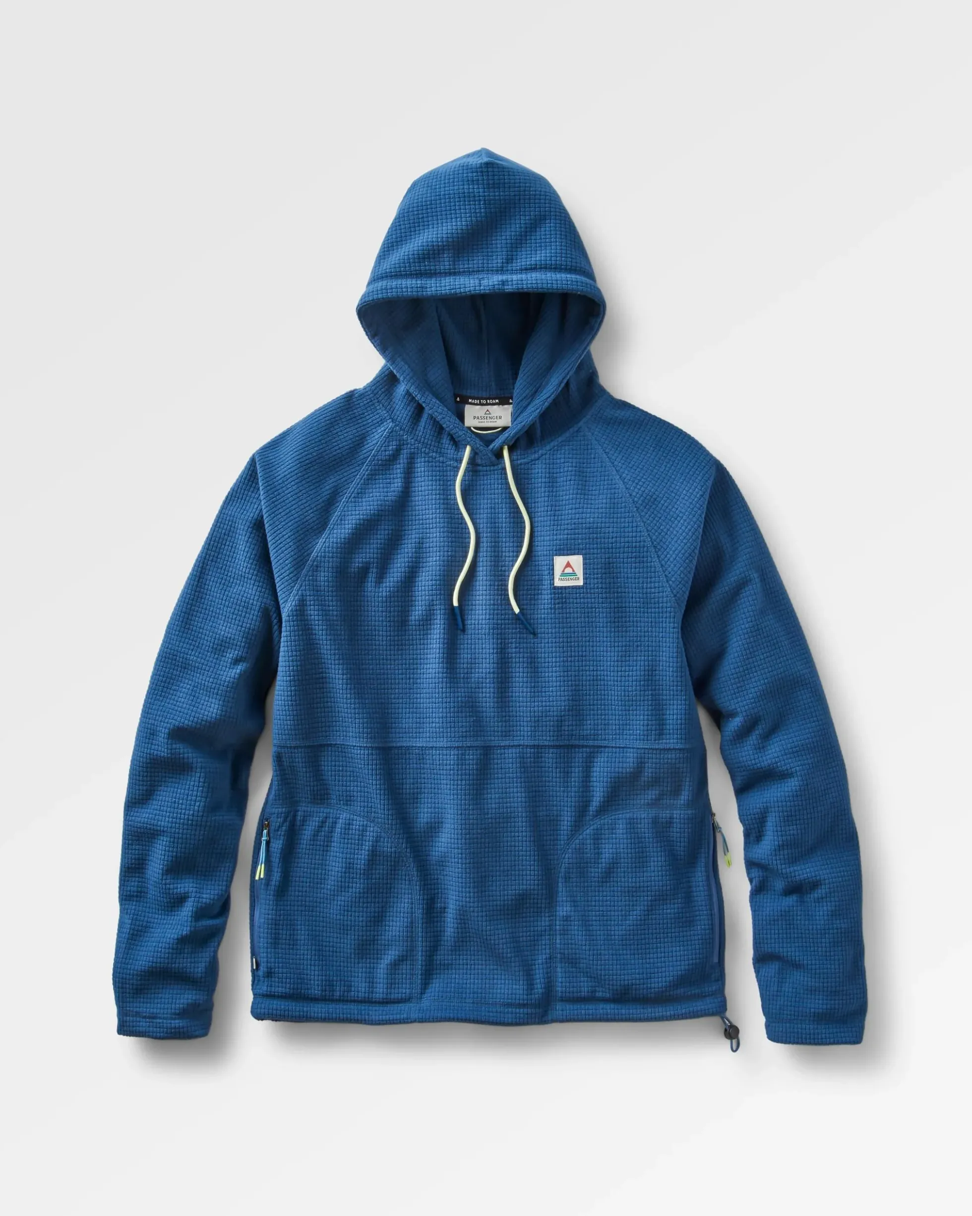 Herren Point Grid Polar Fleece Hoodie