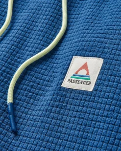 Herren Point Grid Polar Fleece Hoodie