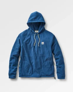 Herren Point Grid Polar Fleece Hoodie
