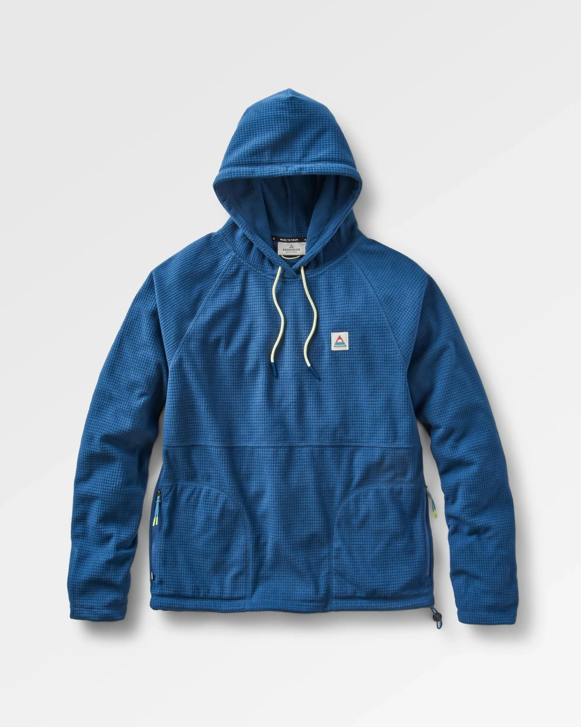 Herren Point Grid Polar Fleece Hoodie