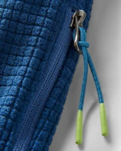 Herren Point Grid Polar Fleece Hoodie