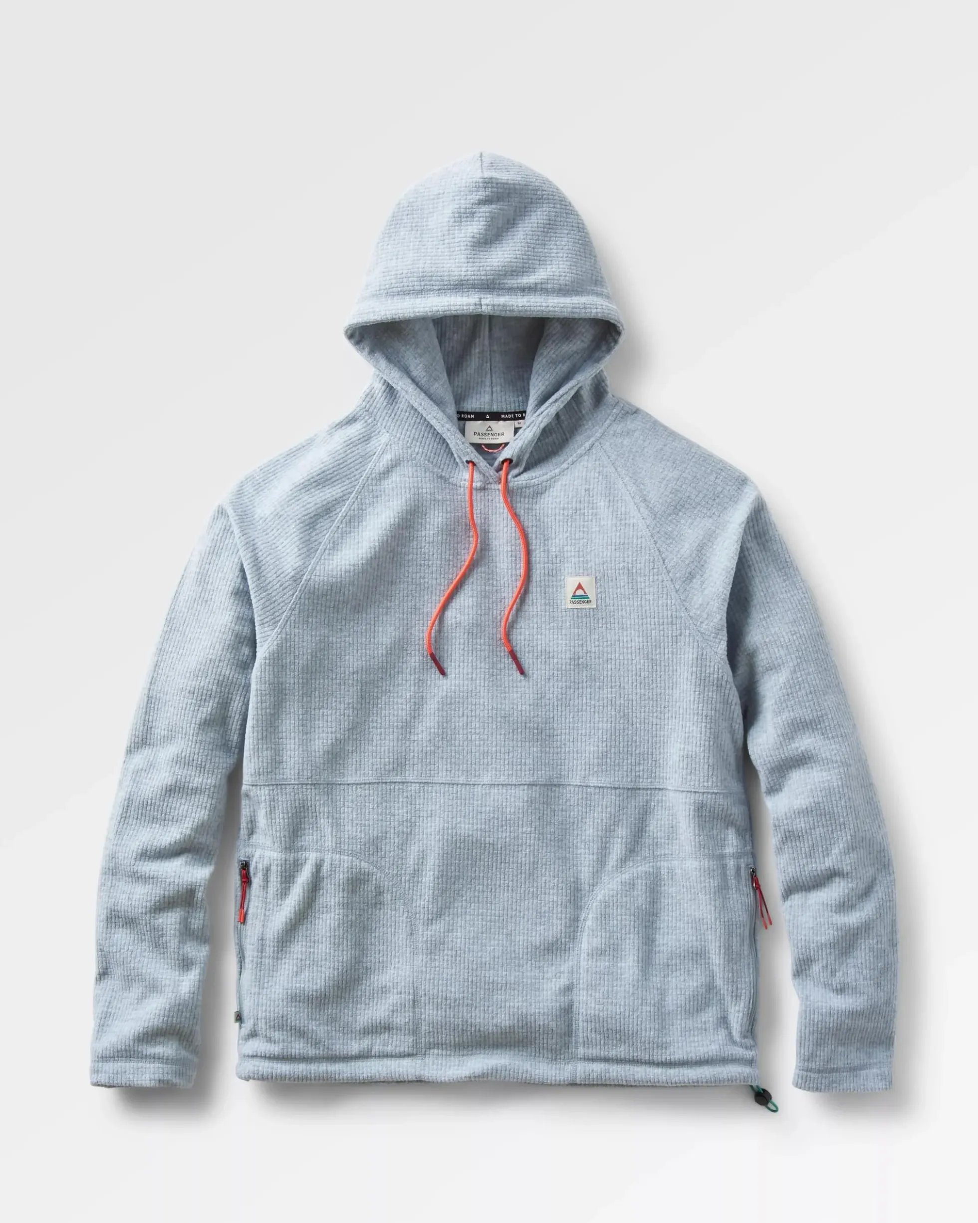 Herren Point Grid Polar Fleece Kapuzenpullover