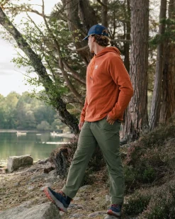 Herren Point Grid Polar Fleece Kapuzenpullover