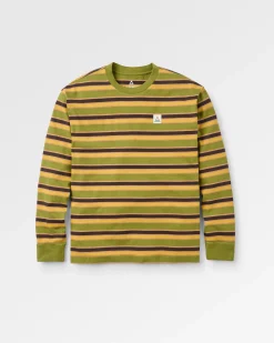 Herren Retro Relaxed Fit Langarmshirt