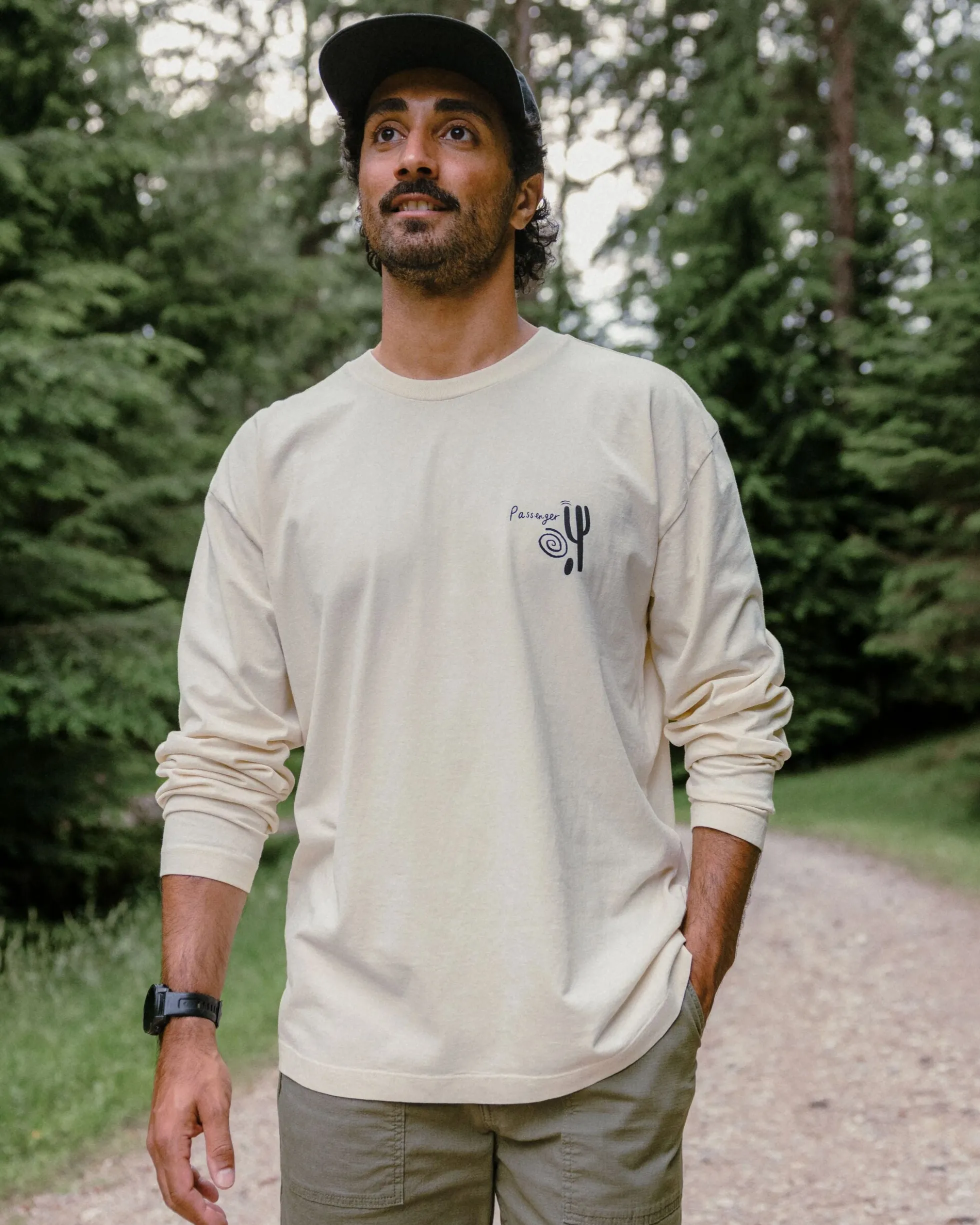 Herren Roam Further Relaxed Fit Langarmshirt