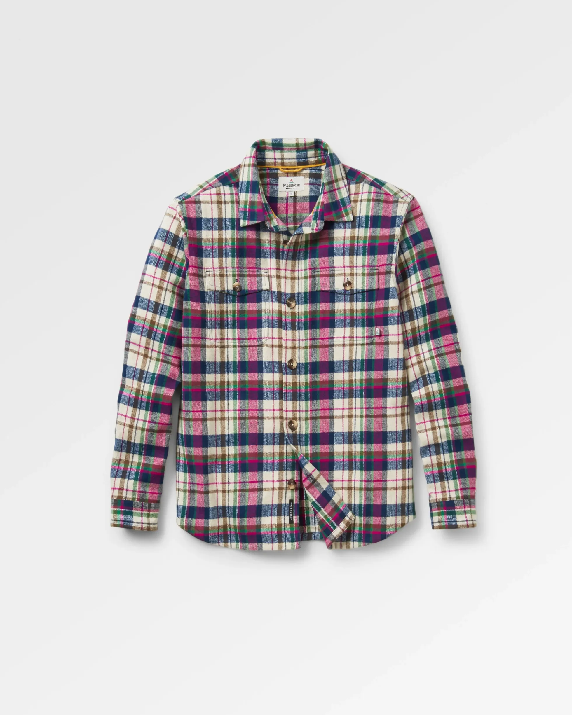 Herren Rustic Bio-Baumwoll-Overshirt aus schwerem Stoff