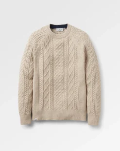 Herren Sandbar Kabelstrickpullover