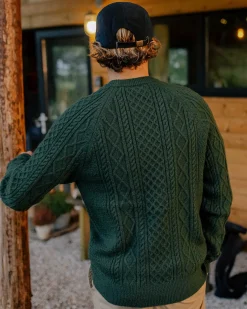 Herren Sandbar Kabelstrickpullover