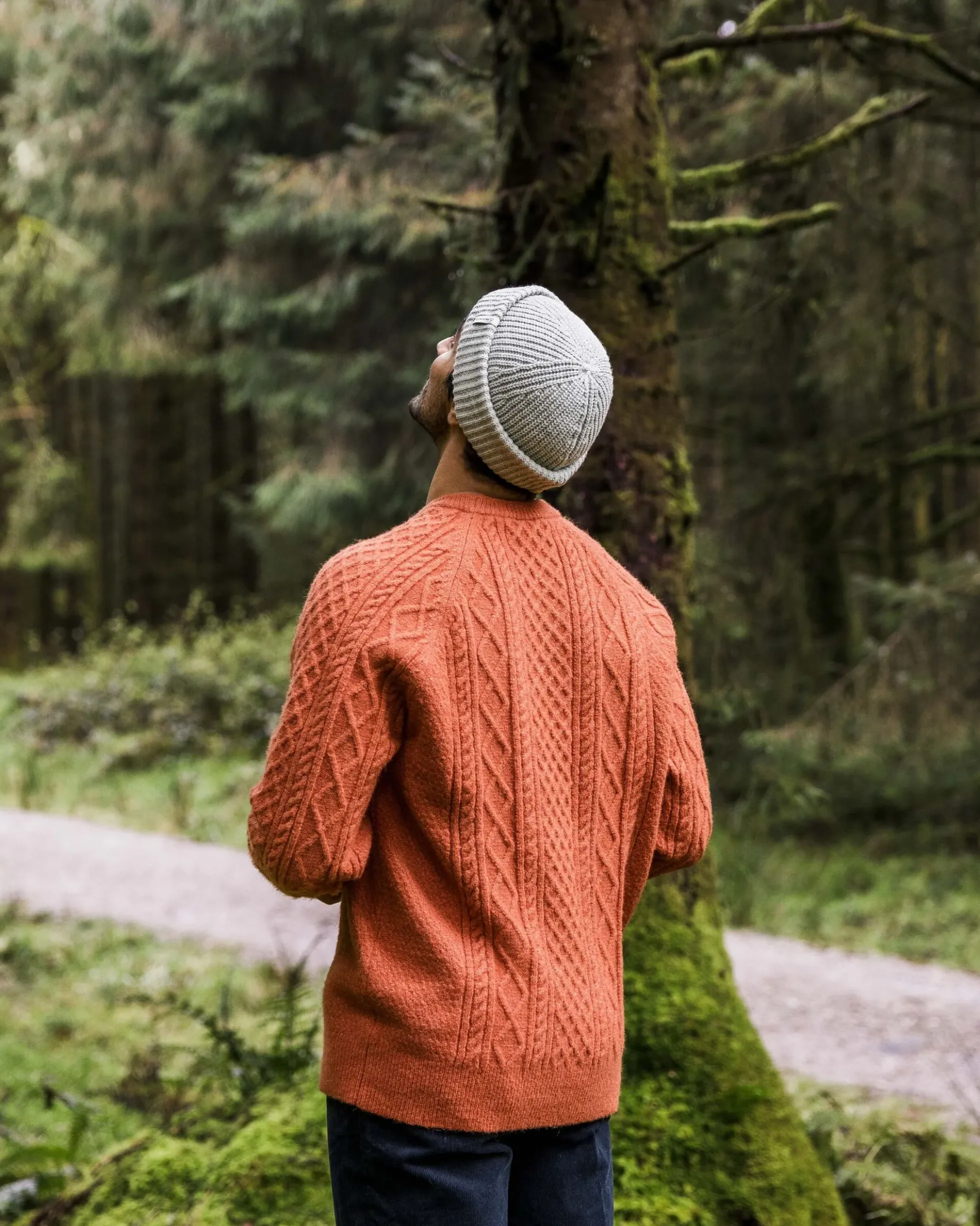 Herren Sandbar Kabelstrickpullover