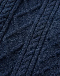Herren Sandbar Kabelstrickpullover