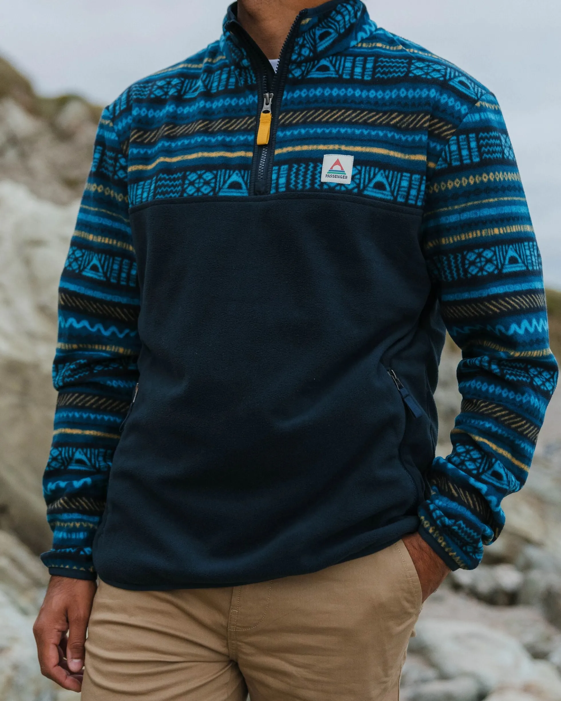 Herren Set Off Polar 1/4 Zip Fleece
