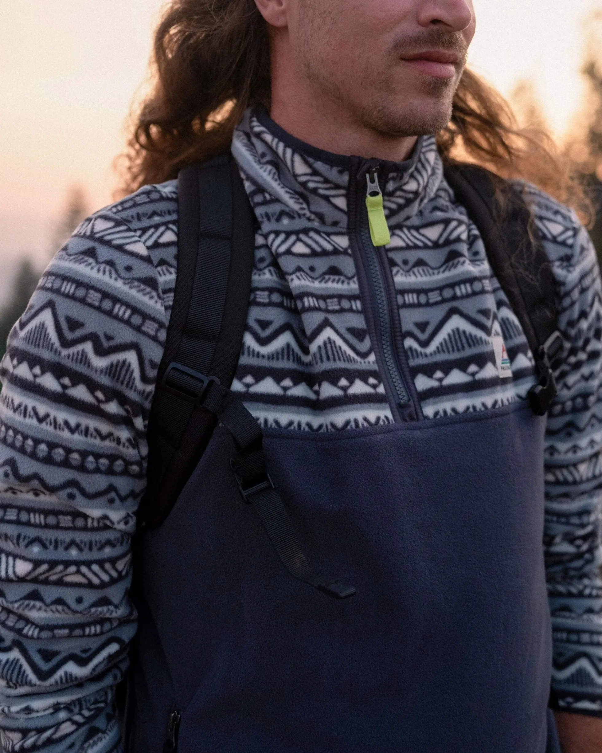 Herren Set Off Polar 1/4 Zip Fleece